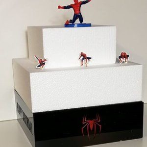 LED Spiderman Marvel Inspired Platform Cake Stand